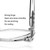 A5 Double Beam Polarized Color Changing Myopic Glasses, Lens: -500 Degrees Change Tea Color(Black Silver Frame)
