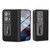 For OPPO Find N2 Integrated Genuine Leather Luolai Series Phone Case with Holder(Black)