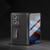 For OPPO Find N2 Integrated Genuine Leather Luolai Series Phone Case with Holder(Black)
