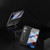 For OPPO Find N2 Integrated Genuine Leather Luolai Series Phone Case with Holder(Black)