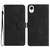 For Samsung Galaxy A23e / A23s Flower Embossing Pattern Leather Phone Case(Black)
