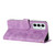 For Samsung Galaxy M23 Flower Embossing Pattern Leather Phone Case(Purple)