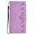 For iPhone 13 Seven Butterflies Embossed Leather Phone Case(Purple)