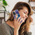 For OnePlus Nord N300 Electroplating Marble Dual-side IMD Phone Case with Ring(Purple 016)