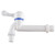 Plastic Single Cooler Faucet Wall Mounted Washing Machine Faucet(3/ 4 inch)