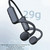 DG-X18 Bone Conduction Bluetooth Headphones Swimming IPX8 Waterproof Sports Headphones, Memory Capacity: 32G(English Black)