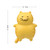 Fat Cat 3D Refrigerator Magnet Magnetic Sticker Phone Case DIY Accessories(Gray)