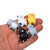 Fat Cat 3D Refrigerator Magnet Magnetic Sticker Phone Case DIY Accessories(Gray)