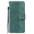 For Nokia C22 Geometric Embossed Leather Phone Case(Green)