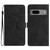 For Google Pixel 7 Flower Embossing Pattern Leather Phone Case(Black)