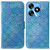 For Tecno Spark 10 / Spark 10C Colorful Magnetic Buckle Leather Phone Case(Blue)