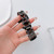 Big Denim Chain Metal Watch Band For Apple Watch SE 2022 44mm(Black) Big Denim Chain Metal Watch Band For Apple Watch SE 2022 44mm(Black)