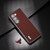 For Samsung Galaxy Z Fold5 ABEEL Genuine Silky Soft Black Edge Phone Case(Coffee)