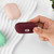 For AirPods 2 / 1 PC Lining Silicone Bluetooth Earphone Protective Case(Purple)