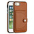 For iPhone SE 2022/SE 2020/6/7/8 Shockproof Leather Phone Case with Card Holder(Brown)