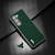 For Samsung Galaxy Z Fold5 ABEEL Genuine Silky Soft Black Edge Phone Case(Green)