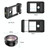 APEXEL CM-HB100CPL HB100mm HD External Macro Mobile Phone Lens with CPL(Black)