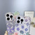 For iPhone 14 Pro Little Star Series Glitter Powder TPU Phone Case(Leopard Print) For iPhone 14 Pro Little Star Series Glitter Powder TPU Phone Case(Leopard Print)