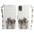 For Nokia C32 3D Colored Horizontal Flip Leather Phone Case(Pug)