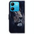 For Infinix Smart 7 African Coloured Drawing Flip Leather Phone Case(Lion) For Infinix Smart 7 African Coloured Drawing Flip Leather Phone Case(Lion)