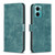 For Xiaomi Redmi 10 5G / Note 11E Plaid Embossed Leather Phone Case(Green)