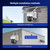 SHIWOJIA IP66 Waterproof 4G 3MP Solar Dome IP Camera, Two-way Audio & PIR Motion Detection & Night Vision, Version:US(White)