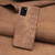 For Samsung Galaxy A31 Plaid Embossed Leather Phone Case(Brown)