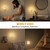 NL2101 Motion Sensor LED Night Light AC Plug Dimming Sleep Lights,Spec: Warm and White UK Plug