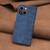 For iPhone 13 Plaid Embossed Leather Phone Case(Blue) For iPhone 13 Plaid Embossed Leather Phone Case(Blue)