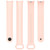 For Xiaomi Mi Band 8 Solid Color Stainless Steel Plug Replacement Watch Band (Light Pink)