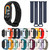For Xiaomi Mi Band 8 Solid Color Stainless Steel Plug Replacement Watch Band (Blue Green)
