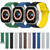For Apple Watch 8 45mm  Loop Magnetic Silicone Watch Band(Grey Orange)