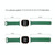 For Apple Watch 8 45mm  Loop Magnetic Silicone Watch Band(Grey Orange)