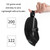 2pcs Mountain Bike Quick Release Saddle Bag Tool Bag(No Logo Black)