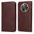For Huawei Enjoy 60X Classic Calf Texture Flip Leather Phone Case(Brown)