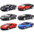 1:36 Simulation Alloy Sports Car Model Children Toy Car Baking Cake Decorative Ornament(Orange)