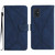 For Samsung Galaxy A51 4G Stitching Embossed Leather Phone Case(Blue)