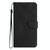 For Samsung Galaxy A22 5G Stitching Embossed Leather Phone Case(Black)