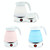 Portable Folding Silicone Electric Kettle for Household Travel US Plug 110V(Pink)