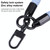 Universal Phone Short Lanyard(Matte Black + White)