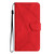For Samsung Galaxy A03 164mm Stitching Embossed Leather Phone Case(Red)