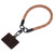 Universal Phone Short Lanyard(Brown + Black)