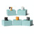 3pcs 3D Cute Bath Cat Fridge Sticker Hole Board Magnet Resin Decorative Ornament(Gray Cat)