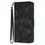For Realme V23 Line Pattern Skin Feel Leather Phone Case(Black)