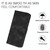 For OnePlus 11 Line Pattern Skin Feel Leather Phone Case(Black)