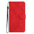 For iPhone 14 Pro Stitching Embossed Leather Phone Case(Red)