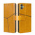 For Samsung Galaxy F14 5G Geometric Stitching Leather Phone Case(Yellow)