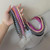 Universal Mixed Color Mobile Phone Lanyard(Black White Mint)