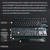 Ajazz AK40pro 87 Keys Bluetooth/Wireless/Wired Three Mode Game Office Mechanical Keyboard White Light Green Shaft (Blue White)