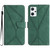 For OPPO Reno7 A JP Stitching Embossed Leather Phone Case(Green) For OPPO Reno7 A JP Stitching Embossed Leather Phone Case(Green)